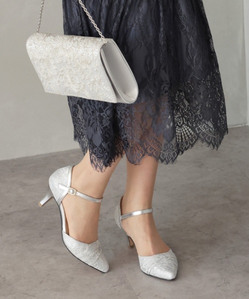 jurer(ジュレ)の「アーモンドトゥセパレートレースパンプス(パンプス・レディース・ブラック/ベージュ/シルバー/ゴールド・M/L/LL/S)」の22枚目の写真