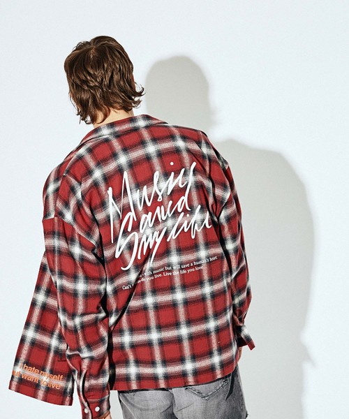 MSML(エムエスエムエル)の「BALLOON CHECK SHIRTS(シャツ/ブラウス・メンズ・ブラック/ブルー/レッド・SMALL/MEDIUM/LARGE)」の1枚目の写真