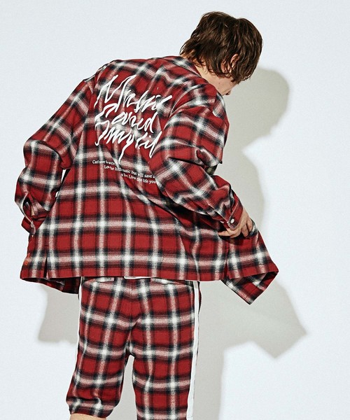 MSML(エムエスエムエル)の「BALLOON CHECK SHIRTS(シャツ/ブラウス・メンズ・ブラック/ブルー/レッド・SMALL/MEDIUM/LARGE)」の9枚目の写真