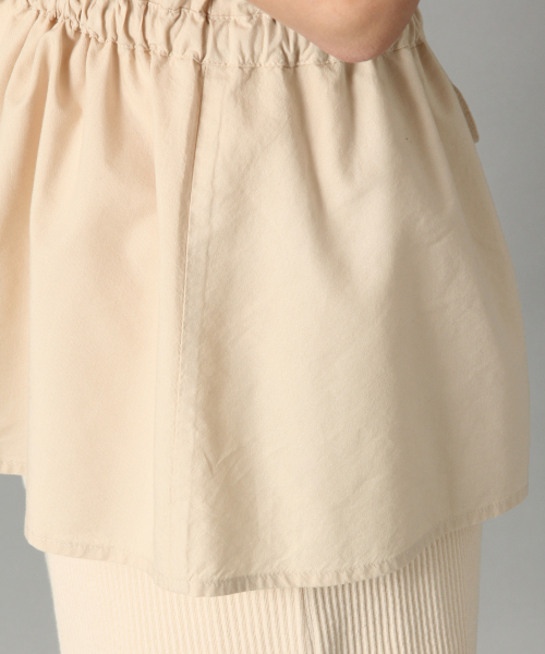 LOWRYS FARM（ローリーズファーム）の「バックリボンノースリーブ　837383（シャツ/ブラウス・レディース・ブラック/ベージュ/ブラウン・FREE）」の10枚目の写真