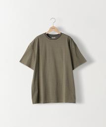 Steven Alan | ＜Steven Alan＞ LIGHT HI-DENS BORDER SHORT SLEEVE TEE-BOX /Tシャツ(Tシャツ/カットソー)