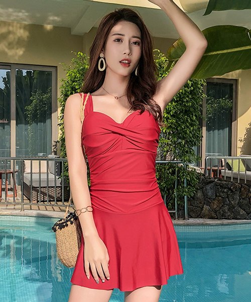 水着 大人めクロス風オールインワンワンピーススイムウェア 水着 Teddyshop テディショップ のファッション通販 Zozotown