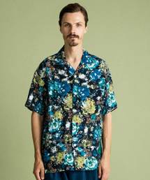UNITED TOKYO 21ss フラワーオープンカラーシャツ 黒 緑 UNITED TOKYO 21ss フラワーオープンカラーシャツ 黒 緑 - メルカリ