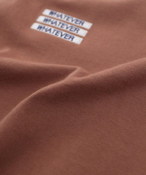 andme(アンドミー)の「ボックスロゴ刺繍フレンチスリーブTシャツ(Tシャツ/カットソー・レディース・ブラック/オフホワイト/ベージュ/ブラウン系その他・M)」の15枚目の写真