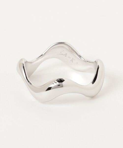 YArKA（ヤーカ）の「【YArKA/ヤーカ】silver925  tears wave ring[nwr]/涙モチーフ波リング シルバー925（リング・レディース・ゴールド/シルバー・#9/#11/#13/#15/#17/#19）」の8枚目の写真
