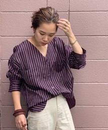TODAYFUL | カラーレスストライプシャツ(シャツ/ブラウス)