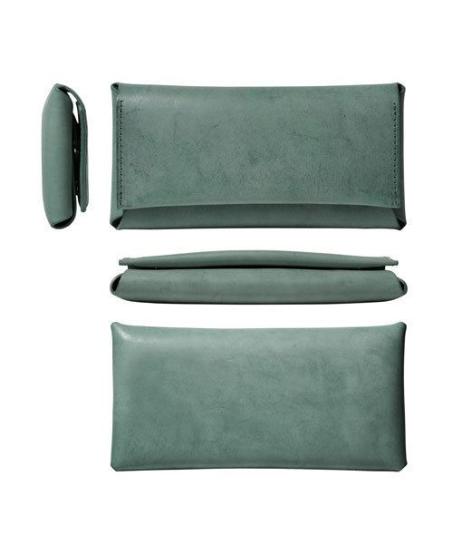 FABRIK（ファブリック）の「【FABRIK】レザーロングウォレット/LONG WALLET F130110（財布・メンズ・ホワイト/レンガ/チョコ/ダークグリーン/ターコイズブルー/イエロー/ブラック/キャメル・FREE）」の4枚目の写真