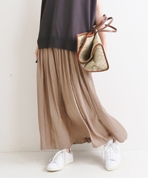 ヴィンテージサテンマキシスカート◆