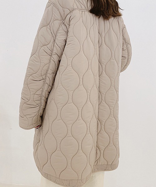 chuclla（チュクラ）の「【chuclla】【2019AW】キルティングコート ロングコート chw900（その他アウター・レディース・グレイッシュベージュ/カーキ/オフホワイト・FREE）」の11枚目の写真