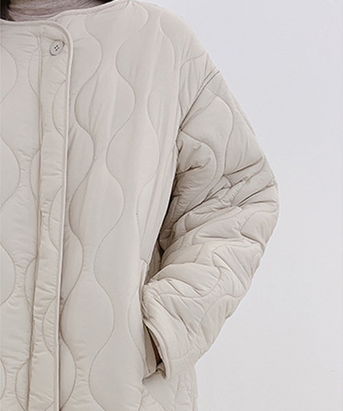 chuclla（チュクラ）の「【chuclla】【2019AW】キルティングコート ロングコート chw900（その他アウター・レディース・グレイッシュベージュ/カーキ/オフホワイト・FREE）」の19枚目の写真