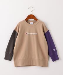 Champion | 【キッズ】〔別注〕CHAMPION（チャンピオン）ロゴ スウェット/ クレイジーパターン(スウェット)