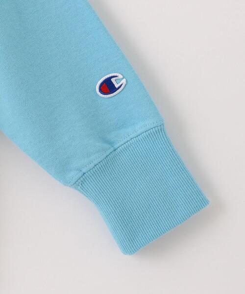 Champion（チャンピオン）の「【キッズ】〔別注〕CHAMPION（チャンピオン）ロゴ スウェット/ クレイジーパターン（スウェット・キッズ・オフホワイト/ダークグレー/ベージュ・120cm/110cm/130cm/100cm）」の10枚目の写真