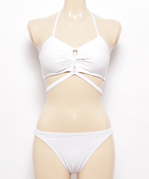 セール】クロスビキニ 水着2点セット（水着）｜Lace Ladies