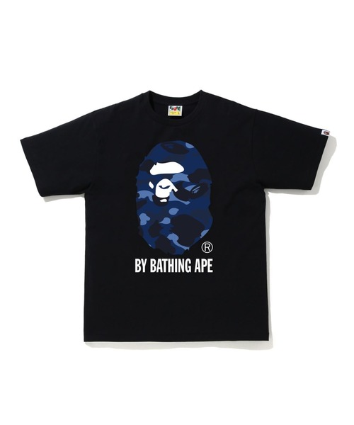 A BATHING APE（アベイシングエイプ）の「COLOR CAMO BY BATHING APE TEE M（Tシャツ/カットソー・メンズ・ホワイト×レッド/ホワイト×ネイビー/ホワイト×パープル/ブラック×パープル/ブラック×レッド/ブラック×ブルー・SMALL/MEDIUM/LARGE/X-LARGE/XX-LARGE/XXX-LARGE）」の2枚目の写真