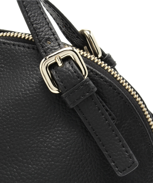 ROSE BUD（ローズバッド）の「S779 LEATHER ROUND HANDBAG（ハンドバッグ・レディース・ブラック/イエロー・ONE SIZE）」の7枚目の写真