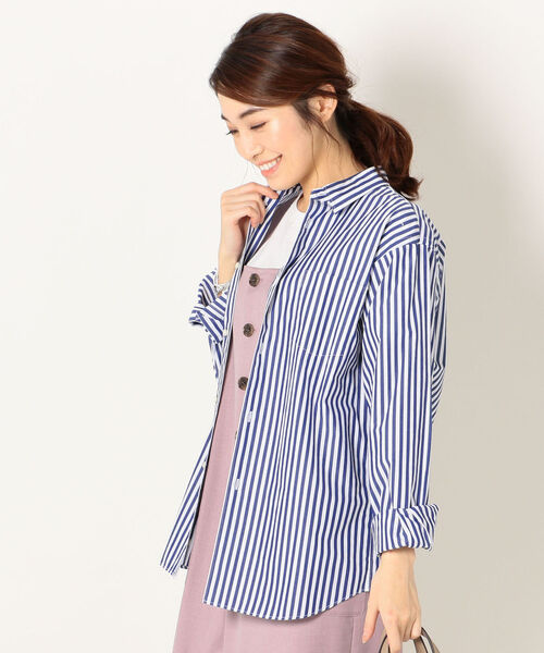 インターネット販売 Ships Any Standard レギュラーシャツ Women シャツ ブラウス Ships Any シップス エニィ のファッション 純日本製 国産 Arenatheatre Net