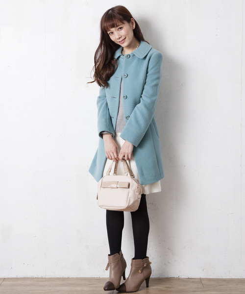 ANY SIS（エニィスィス）の「プライムウールモッサ コート（ステン