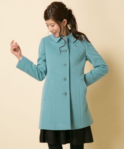 ANY SIS（エニィスィス）の「プライムウールモッサ コート（ステン