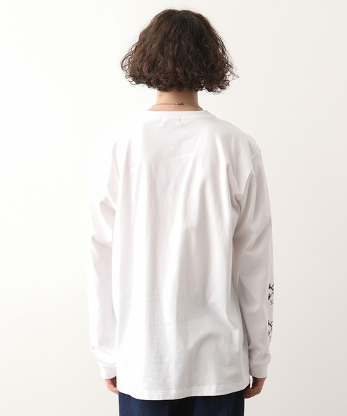 JUNRED(ジュンレッド)の「PIZZANISTA!スリーブプリントT(Tシャツ/カットソー・メンズ・ホワイト/ブラック・M/L)」の10枚目の写真