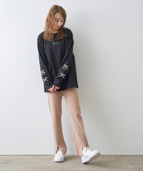 JUNRED(ジュンレッド)の「PIZZANISTA!スリーブプリントT(Tシャツ/カットソー・メンズ・ホワイト/ブラック・M/L)」の17枚目の写真