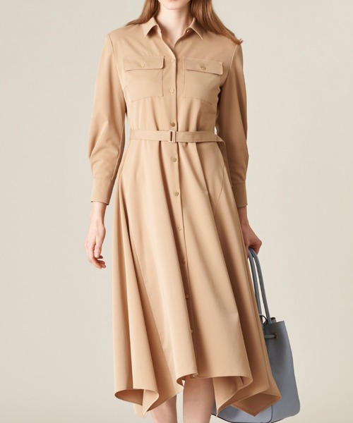 セール ツイルストレッチシャツ ワンピース シャツワンピース Anayi アナイ のファッション通販 Zozotown