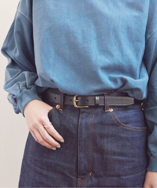 Fig Savon Belt ベルト ベルト Classic Fig ｌondon フィグロンドン のファッション 当店だけの限定モデル ベルト