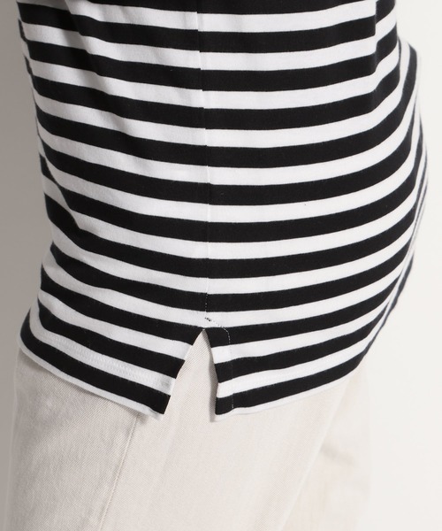 niko and...（ニコアンド）の「インドオーガニックボートネックロンT（Tシャツ/カットソー・レディース・ブラック/ベージュ/カーキ・MEDIUM/LARGE）」の9枚目の写真