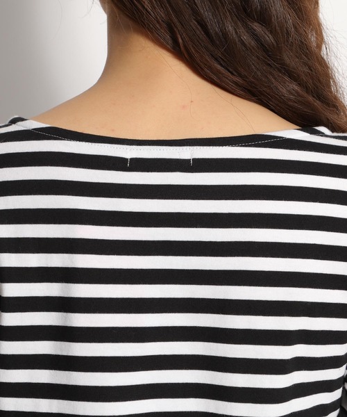 niko and...（ニコアンド）の「インドオーガニックボートネックロンT（Tシャツ/カットソー・レディース・ブラック/ベージュ/カーキ・MEDIUM/LARGE）」の11枚目の写真