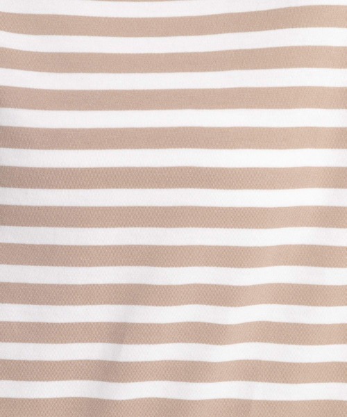 niko and...（ニコアンド）の「インドオーガニックボートネックロンT（Tシャツ/カットソー・レディース・ブラック/ベージュ/カーキ・MEDIUM/LARGE）」の15枚目の写真