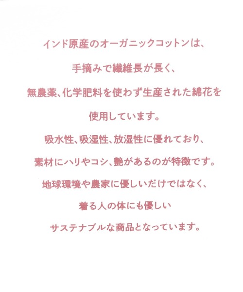 niko and...（ニコアンド）の「インドオーガニックボートネックロンT（Tシャツ/カットソー・レディース・ブラック/ベージュ/カーキ・MEDIUM/LARGE）」の5枚目の写真