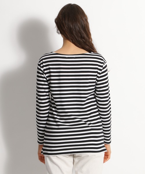 niko and...（ニコアンド）の「インドオーガニックボートネックロンT（Tシャツ/カットソー・レディース・ブラック/ベージュ/カーキ・MEDIUM/LARGE）」の12枚目の写真