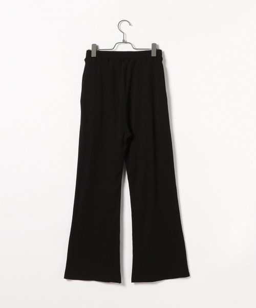 LAKOLE(ラコレ)の「セルフカットソリッドリブパンツ / LAKOLE(その他パンツ・レディース・ブラウン系その他/ブラック/ブラウン・MEDIUM/SMALL)」の4枚目の写真