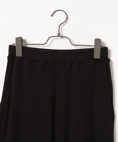 LAKOLE(ラコレ)の「セルフカットソリッドリブパンツ / LAKOLE(その他パンツ・レディース・ブラウン系その他/ブラック/ブラウン・MEDIUM/SMALL)」の5枚目の写真