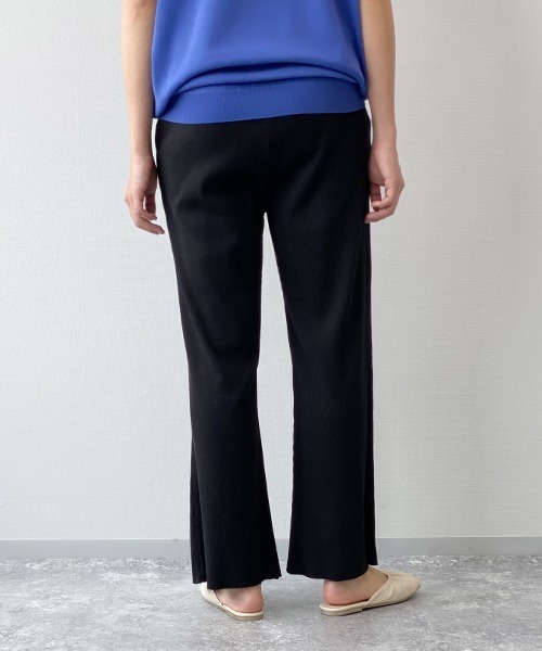 LAKOLE(ラコレ)の「セルフカットソリッドリブパンツ / LAKOLE(その他パンツ・レディース・ブラウン系その他/ブラック/ブラウン・MEDIUM/SMALL)」の15枚目の写真