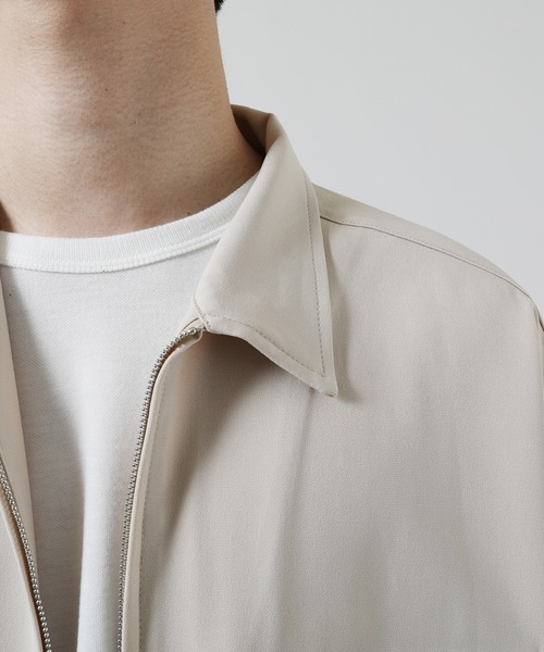 ASTRONOMY（アストロノミー）の「セットアップ ポリトロストレッチ半袖ビックポケットジップシャツ＆ワイドパンツ（シャツ/ブラウス・メンズ・ブラック/スモークグレー/ネイビー/ブラウン/ベージュ/サックスブルー・XL/S/M/L）」の8枚目の写真