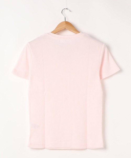 ARCHIVER(アーカイバ)の「【Bl】サーマル半袖VネックTシャツ(Tシャツ/カットソー・レディース・ブラック/サックスブルー/ピンク/ホワイト/ネイビー/グレー/カーキ・MEDIUM/LARGE/X-LARGE)」の8枚目の写真