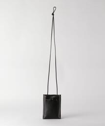 MARROW | ＜MARROW＞STRING POUCH レザーショルダーバッグ(ショルダーバッグ)