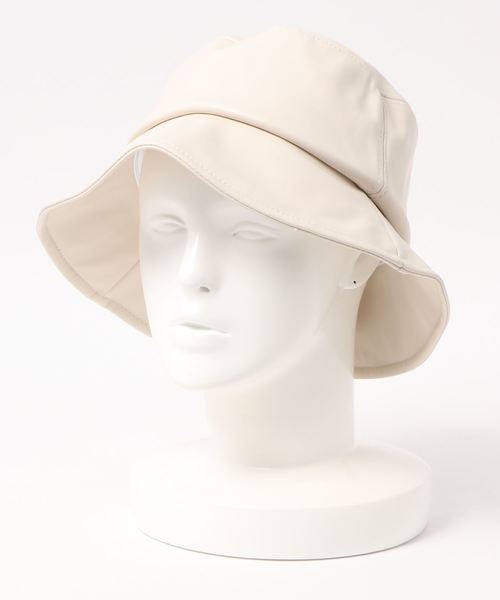 SpRay（スプレイ）の「フェイクレザーバケットハット（ハット・レディース・アイボリー/ブラック/ブラウン/ベージュ・FREE）」の14枚目の写真