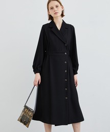 STUDIOUS | 【STUDIOUS】アシメフロントジャケットライクワンピース(ワンピース)