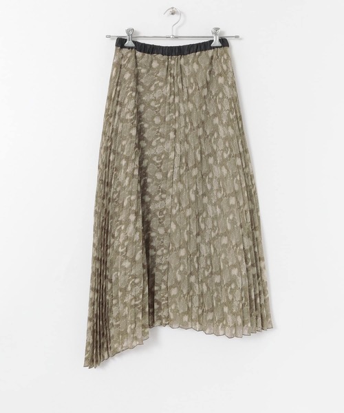 URBAN RESEARCH ROSSO（アーバンリサーチロッソ）の「スネークプリントプリーツスカート∴（スカート・レディース・ベージュ/グレー・FREE）」の11枚目の写真