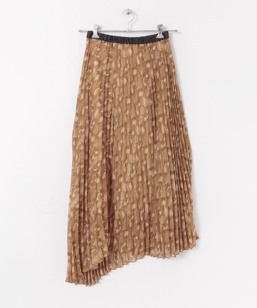 URBAN RESEARCH ROSSO（アーバンリサーチロッソ）の「スネークプリントプリーツスカート∴（スカート・レディース・ベージュ/グレー・FREE）」の12枚目の写真