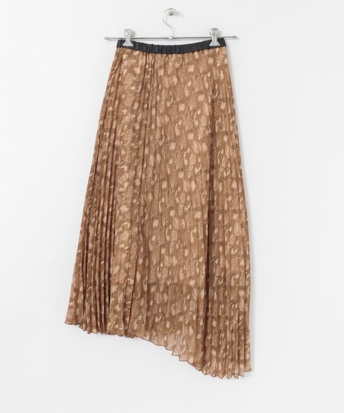 URBAN RESEARCH ROSSO（アーバンリサーチロッソ）の「スネークプリントプリーツスカート∴（スカート・レディース・ベージュ/グレー・FREE）」の13枚目の写真