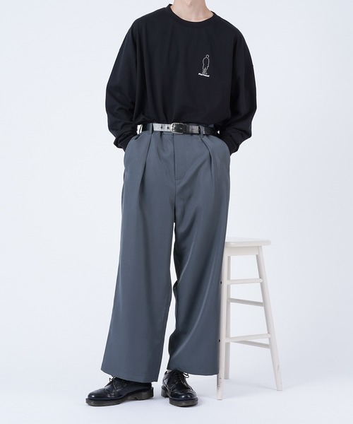 kutir(クティール)の「アソートプリントロンT(Tシャツ/カットソー・メンズ・その他/ホワイト/カーキ/ブラック/ダークパープル/オフホワイト/ダークブラウン/ダークブルー・SMALL/MEDIUM/LARGE)」の18枚目の写真