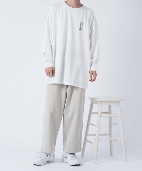 kutir(クティール)の「アソートプリントロンT(Tシャツ/カットソー・メンズ・その他/ホワイト/カーキ/ブラック/ダークパープル/オフホワイト/ダークブラウン/ダークブルー・SMALL/MEDIUM/LARGE)」の10枚目の写真