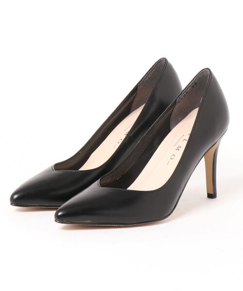 MELMO(メルモ)の「ポインテッドトゥVカットパンプス(パンプス・レディース・ブラック/グレー系その他4・23.0cm/22.5cm/23.5cm/24.0cm/22.0cm/24.5cm)」の1枚目の写真