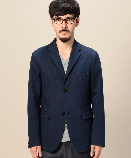 BEAUTY&YOUTH UNITED ARROWS（ビューティーアンドユースユナイテッドアローズ）の「BY インディゴ ストレッチ 2B ジャケット ◆（テーラードジャケット・メンズ・ネイビー・LARGE/X-LARGE/SMALL/MEDIUM）」の2枚目の写真