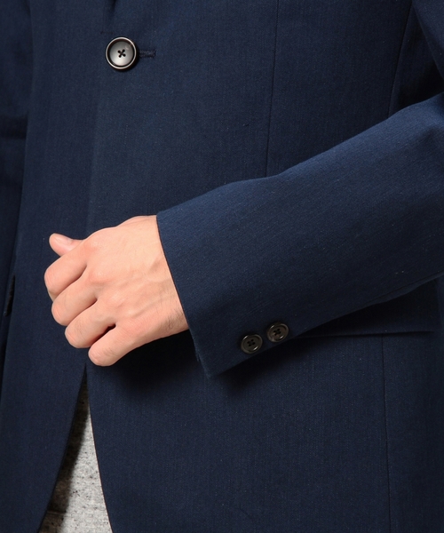 BEAUTY&YOUTH UNITED ARROWS（ビューティーアンドユースユナイテッドアローズ）の「BY インディゴ ストレッチ 2B ジャケット ◆（テーラードジャケット・メンズ・ネイビー・LARGE/X-LARGE/SMALL/MEDIUM）」の6枚目の写真