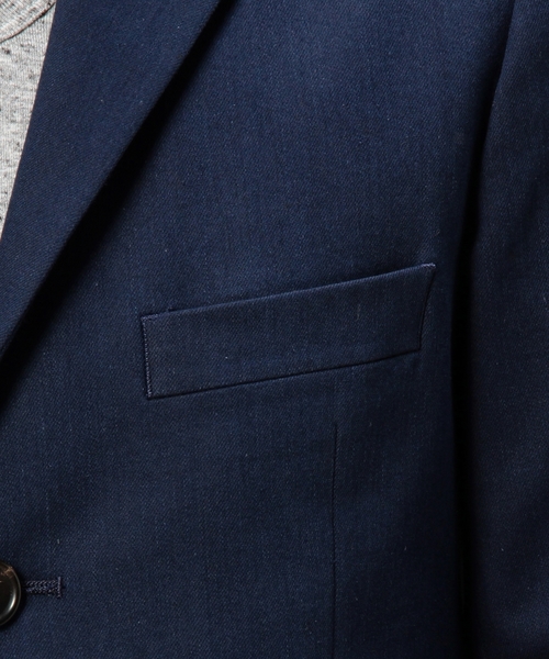 BEAUTY&YOUTH UNITED ARROWS（ビューティーアンドユースユナイテッドアローズ）の「BY インディゴ ストレッチ 2B ジャケット ◆（テーラードジャケット・メンズ・ネイビー・LARGE/X-LARGE/SMALL/MEDIUM）」の9枚目の写真