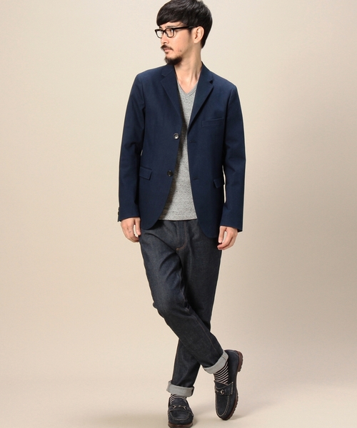 BEAUTY&YOUTH UNITED ARROWS（ビューティーアンドユースユナイテッドアローズ）の「BY インディゴ ストレッチ 2B ジャケット ◆（テーラードジャケット・メンズ・ネイビー・LARGE/X-LARGE/SMALL/MEDIUM）」の12枚目の写真