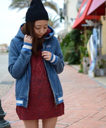 X-girl | LINED RIB JEAN JACKET(その他アウター)